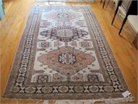 5'8" x 8'9" Persian oriental rug, made in Iran
