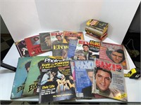 Huge Lot 1970's Elvis Magazines & Books