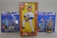 (3) 1998 Starting Lineup Baseball Figures Ryan