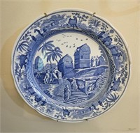 3 spode Blue Room Christmas collection plates