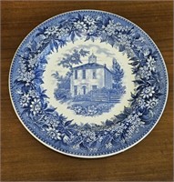 Wedgwood Indiana First Capitol plate