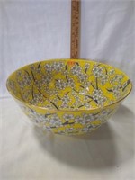 Yellow- blue "Flower" bowl