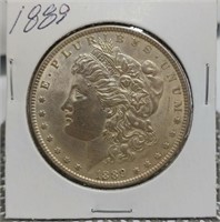1889 MS 62 MORGAN SILVER DOLLAR
