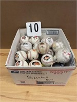 BOX OF BASEBALL PHOTO BALLS