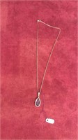 14k gold 18inch necklace with pendant