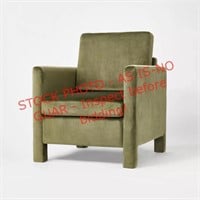 Threshold Bellfield Olive Green Velvet Chair