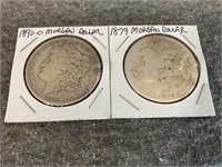 1879 and 1890-O Morgan Dollars