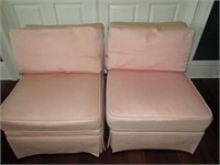 2 Lee Brand Upholstered Chairs