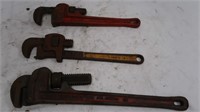 3 Ridgid Pipe Wrenches