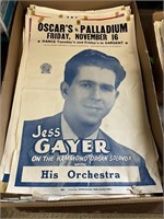 Group of antique posters