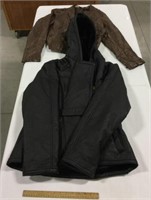 2 Coats, Wilson’s Leather size m, a.n.a. size L