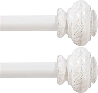 Turquoize 2 Pack Window Curtain Rods