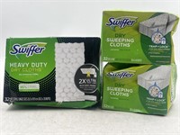 NEW Lot of 3-32ct Swiffer Dry Cloths