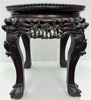 Chinese Carved Plant Stand / Table