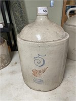 5 GALLON REDWING JUG GOOD SHAPE