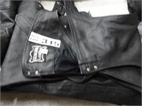 Leather Vest (Motorcycle) Size 5XL