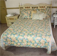 Full Size Bed with Applied Decorative