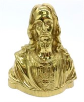 Sacred Heart of Christ Bronze Bust.