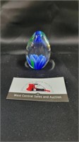 Blue Paperweight