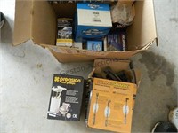Box of Assorted Parts & Filters