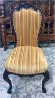 Mahogany French Carved Side Chair