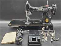Vtg. 1950's Singer Featherweight Sewing Machine