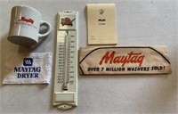 lot of 5 Maytag mug, paper hat, tablet, others