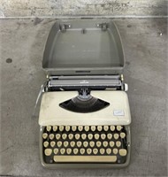 Vintage Adler Tippa typewriter, 12"w x 11”l