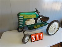 WESTEN FLYER PEDAL TRACTOR WITH ENGINE, PRESSED