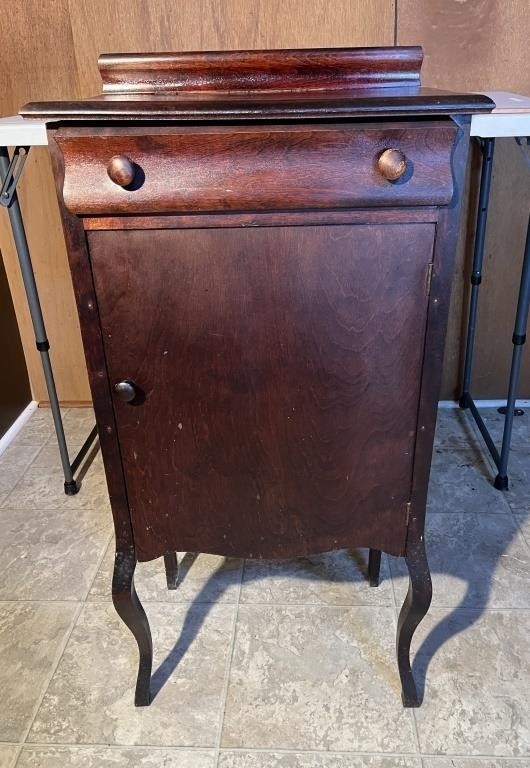 Vintage Mahogany Sheet Music Cabinet