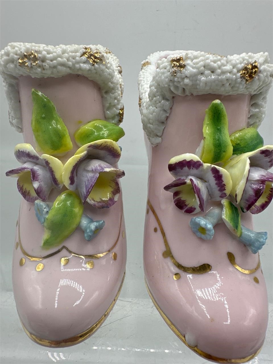 Vintage porcelain shoes