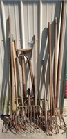 Antique Forks & Farm Hand Tools