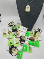 25 Insect Necklaces & Keychains / Some Glow In