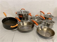 7 Rachael Ray Cookingware- Pots & Pans