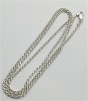 Sterling Silver Italian Necklace Chain