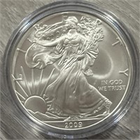1oz 2009 US Mint Silver Eagle Round
