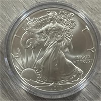 1oz 2017 US Mint Silver Eagle Round