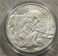 1oz Geronimo Silver Round