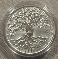 1oz Tree of Life Silver Round