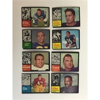 75 Low Grade 1962 Topps Football Cards