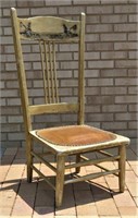 Vintage Oak Boot Chair