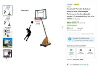 N7642  Vecukty Kids Basketball Hoop