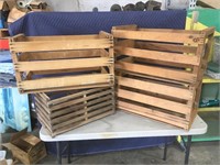 4 Wooden Crates