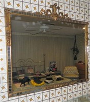 19th Century Gold Gilt Glass Inserts Border Mirror