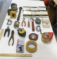 Hardware lot w/ tools, Cooper wiring devices, &
