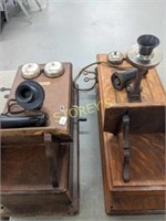 Northern Electric 2 Antique Phones -as is