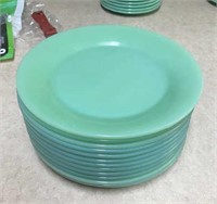 12 Fire King 9" Plates