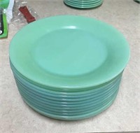 12 Fire King 9" Plates