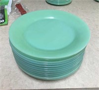 12 Fire King 9" Plates