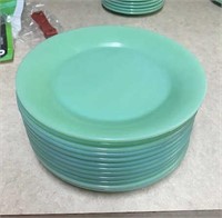 12 Fire King 9" Plates